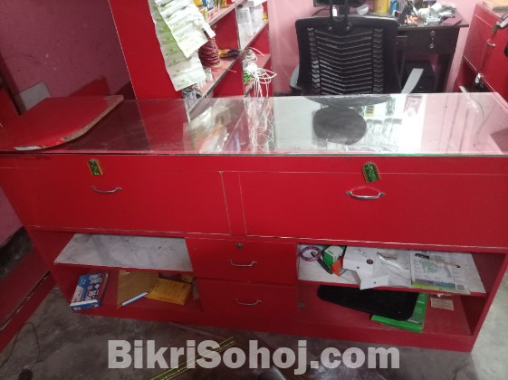Shop Rack and counter sell